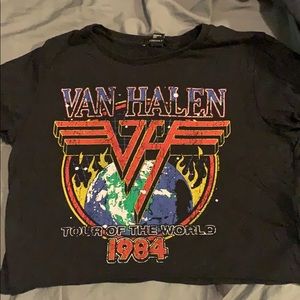Van Halen Cropped Tee